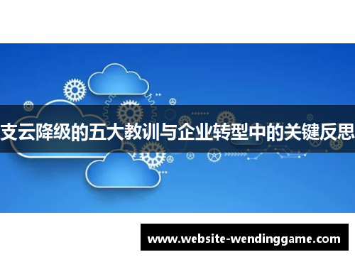 支云降级的五大教训与企业转型中的关键反思